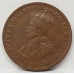 AUSTRALIA 1923? . HALF  1/2 PENNY . ERROR . PLANCHET FLAW